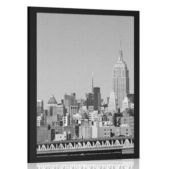Plakat magiczny Nowy Jork w czerni i bieli - 40x60 black