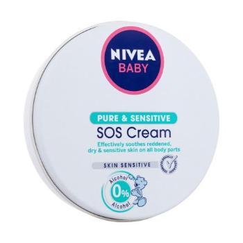 Nivea Baby SOS Cream Pure & Sensitive 150 ml krem do twarzy na dzień dla dzieci Uszkodzone opakowanie