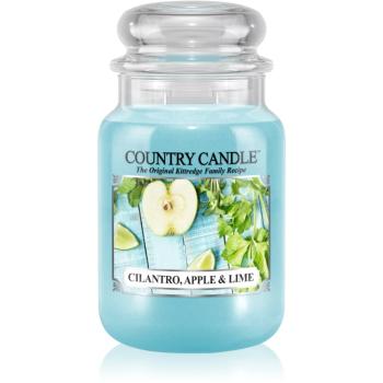 Country Candle Cilantro, Apple & Lime świeczka zapachowa 652 g