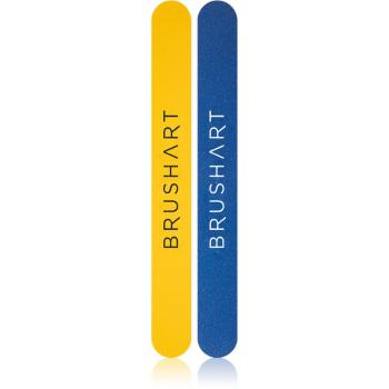 BrushArt Accessories Nail zestaw pilników odcień Yellow/Blue 2 szt.