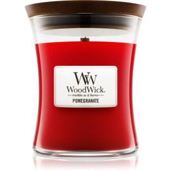 Woodwick Pomegranate świeczka zapachowa z drewnianym knotem 275 g
