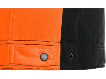 Bluzka CXS SIRIUS BRIGHTON, czarno-pomarańczowa, rozmiar 64