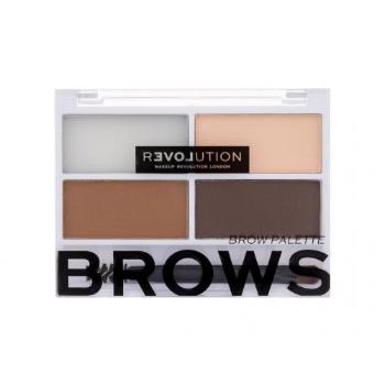 Revolution Relove Colour Cult Brows 3,2 g y i palety do brwi dla kobiet Medium