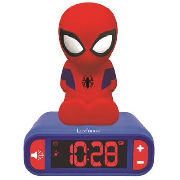LEXIBOOK Spider -Budzik z lampką nocną 3D