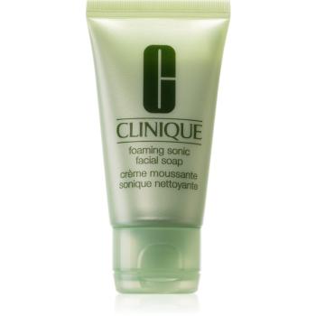 Clinique Foaming Sonic Facial Soap kremowe mydło w płynie do skóry suchej i mieszanej 30 ml