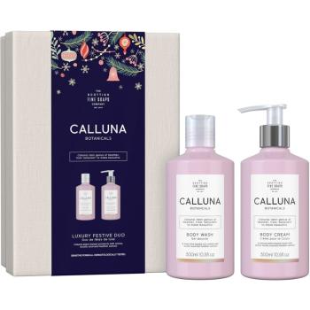 Scottish Fine Soaps Calluna Botanicals Luxury Festive Duo zestaw upominkowy Vanilla&Rose (do ciała)
