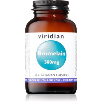 Viridian Nutrition Bromelain 500 mg kapsułki na poprawę trawienia 30 caps.