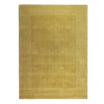 Żółty wełniany dywan 170x120 cm Tuscany Siena – Flair Rugs