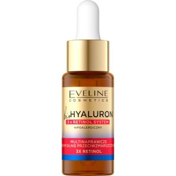 Eveline Cosmetics Bio Hyaluron 3x Retinol System serum na noc przeciwzmarszczkowe 18 ml