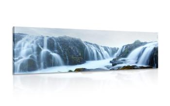 Obraz wysublimowane wodospady - 135x45