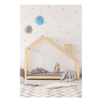 Łóżko w kształcie domku z drewna sosnowego Adeko Mila DMS, 120x200 cm