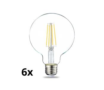 ZESTAW 6x LED Żarówka ściemnialna VINTAGE G93 E27/8W/230V 2700K