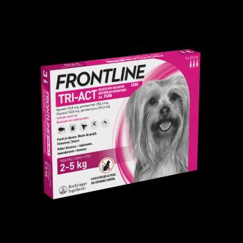 FRONTLINE Tri-Act Krople przeciw pasożytom dla psów XS (2-5 kg) 3 szt