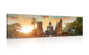 Obraz posąg Buddy w Parku Sukhothai - 150x50