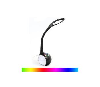 LED RGB Lampa stołowa ściemnialna LED/7W/230V czarny