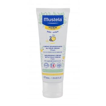 Mustela Bébé Nourishing Cream With Cold Cream 40 ml krem do twarzy na dzień dla dzieci