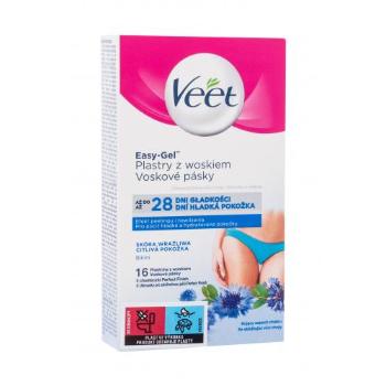 Veet Easy-Gel™ Wax Strips Bikini Sensitive Skin 16 szt akcesoria do depilacji dla kobiet