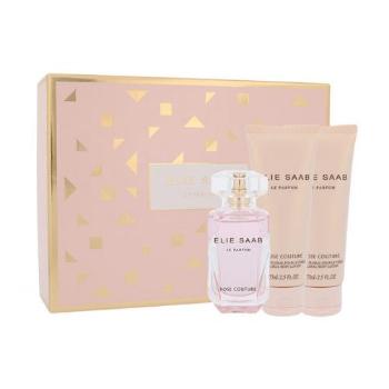 Elie Saab Le Parfum Rose Couture zestaw Edt 50 ml + Mleczko do ciała 2 x 75 ml dla kobiet Uszkodzone pudełko