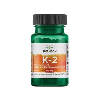 SWANSON Vitamin K2 100mcg - 30softgel