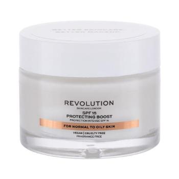 Revolution Skincare Moisture Cream Normal to Oily Skin SPF15 50 ml krem do twarzy na dzień dla kobiet Uszkodzone pudełko