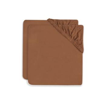 jollein Fitted Sheet Cradle Jersey 40/50x80/90cm Pack of 2 Caramel