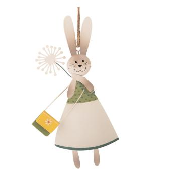 Metalowa wisząca dekoracja Dakls Ms. Bunny