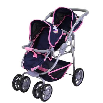 knorr® toys Bliźniaczy wózek dla lalek Milo - magic unicorn