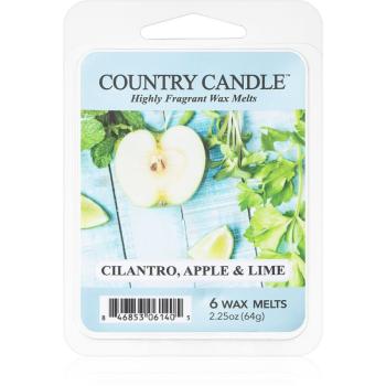 Country Candle Cilantro, Apple & Lime wosk zapachowy 64 g