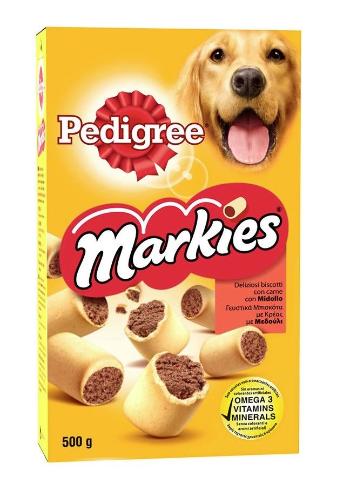 PEDIGREE Markies chrupiące ciasteczka dla psa 12x500 g