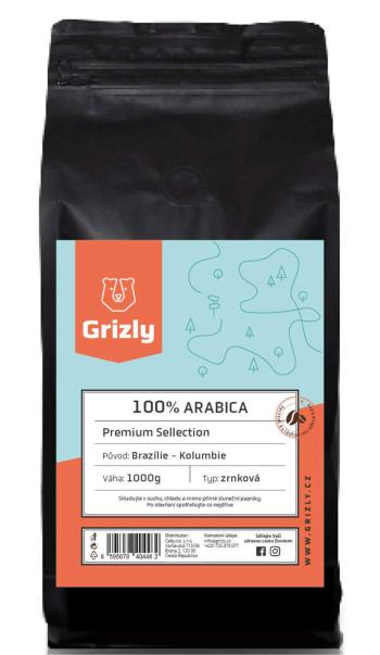 GRIZLY Kawa ziarnista 100% Arabica Premium Selection 1000 g