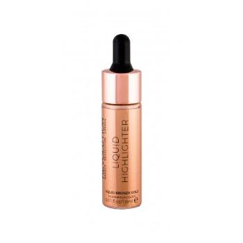 Makeup Revolution London Liquid Highlighter 18 ml rozświetlacz dla kobiet Bronze Gold