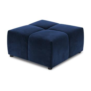 Moduł niebieskiej aksamitnej sofy Rome Velvet - Cosmopolitan Design