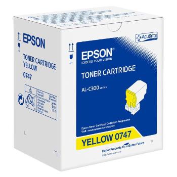 Epson originální toner C13S050747, yellow, 8800str., Epson WorkForce AL-C300N, O