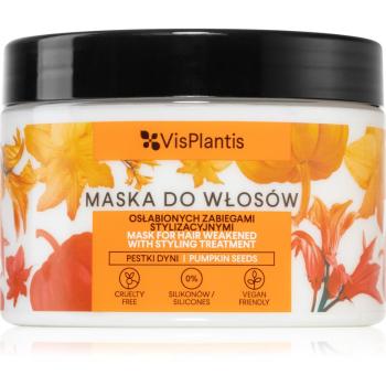 Vis Plantis Herbal Vital Care Pumpkin Seed Oil Intensywna maska regenerująca do włosów zniszczonych częstym suszeniem 300 ml