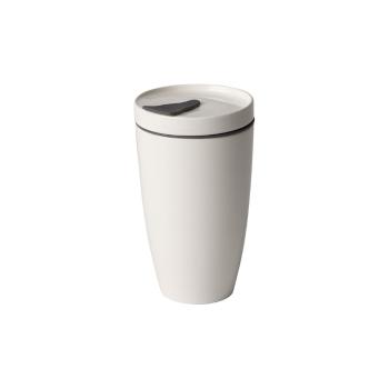 Biały porcelanowy kubek termiczny Villeroy & Boch Like To Go, 350 ml