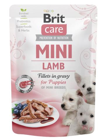 BRIT CARE dog  MINI pouch PUPPIES  lamb - 85g