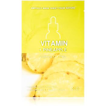 Holika Holika Ampoule Mask Sheet From Nature Vitamin C + Pineapple maseczka płócienna o działaniu energizującym