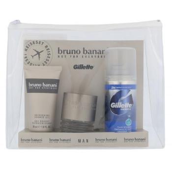 Bruno Banani Man zestaw Edt 30ml + 50ml Żel pod prysznic + 75ml Żel do golenia Gillette Series dla mężczyzn