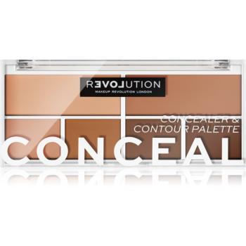 Revolution Relove Conceal Me paleta korektorów odcień Medium 2,8 g
