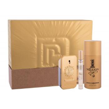Paco Rabanne 1 Million zestaw Perfumy 50 ml + dezodorant 150 ml + perfum 10 ml dla mężczyzn Uszkodzone pudełko