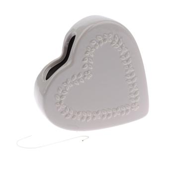 Szary ceramiczny nawilżacz powietrza Dakls Heart
