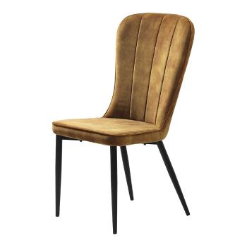 Żółte krzesło do jadalni Unique Furniture Hudson