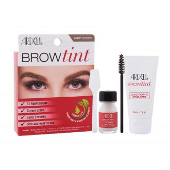 Ardell Brow Tint 8,5 g pielęgnacja rzęs dla kobiet Uszkodzone pudełko Light Brown