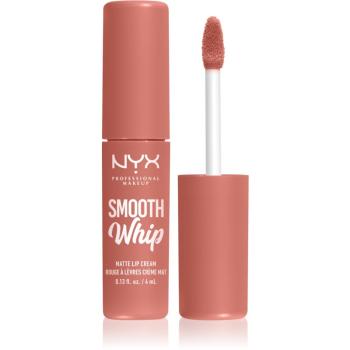 NYX Professional Makeup Smooth Whip Matte Lip Cream jedwabista pomadka o działaniu wygładzającym odcień 22 Cheeks 4 ml
