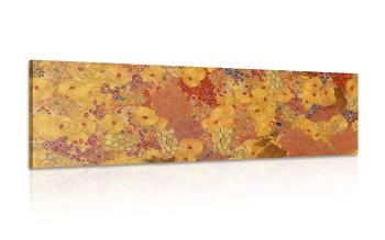 Obraz abstrakcja w stylu G. Klimta - 150x50