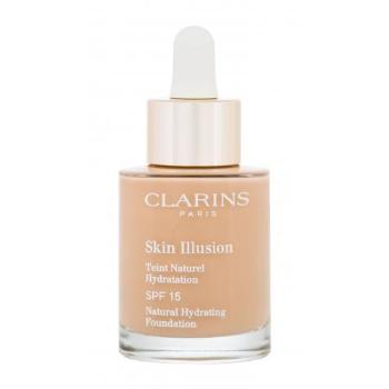 Clarins Skin Illusion Natural Hydrating SPF15 30 ml podkład dla kobiet 110 Honey