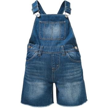 Levi's® Kids Spodnie ogrodniczki dla dziewczynek Railroad Stripe niebieski