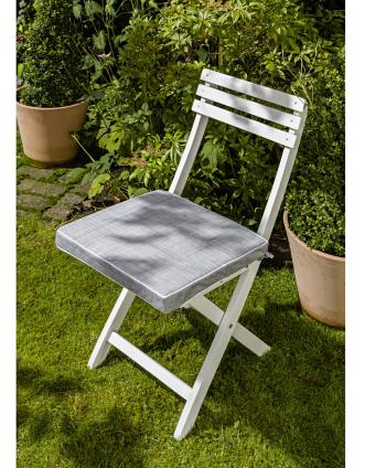 Poduszka na krzesło - szara - Rozmiar 40x40cm