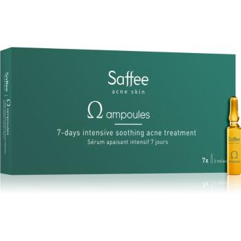 Saffee Acne Skin Omega ampoules: 7-days intensive soothing acne treatment 7-dniowa intensywna terapia łagodząca objawy trądziku