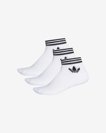 adidas Originals Trefoil Ankle 3-pack Skarpetki Biały
